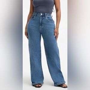 Cotton On Curvy Stretch Wide Jean, Size 4.